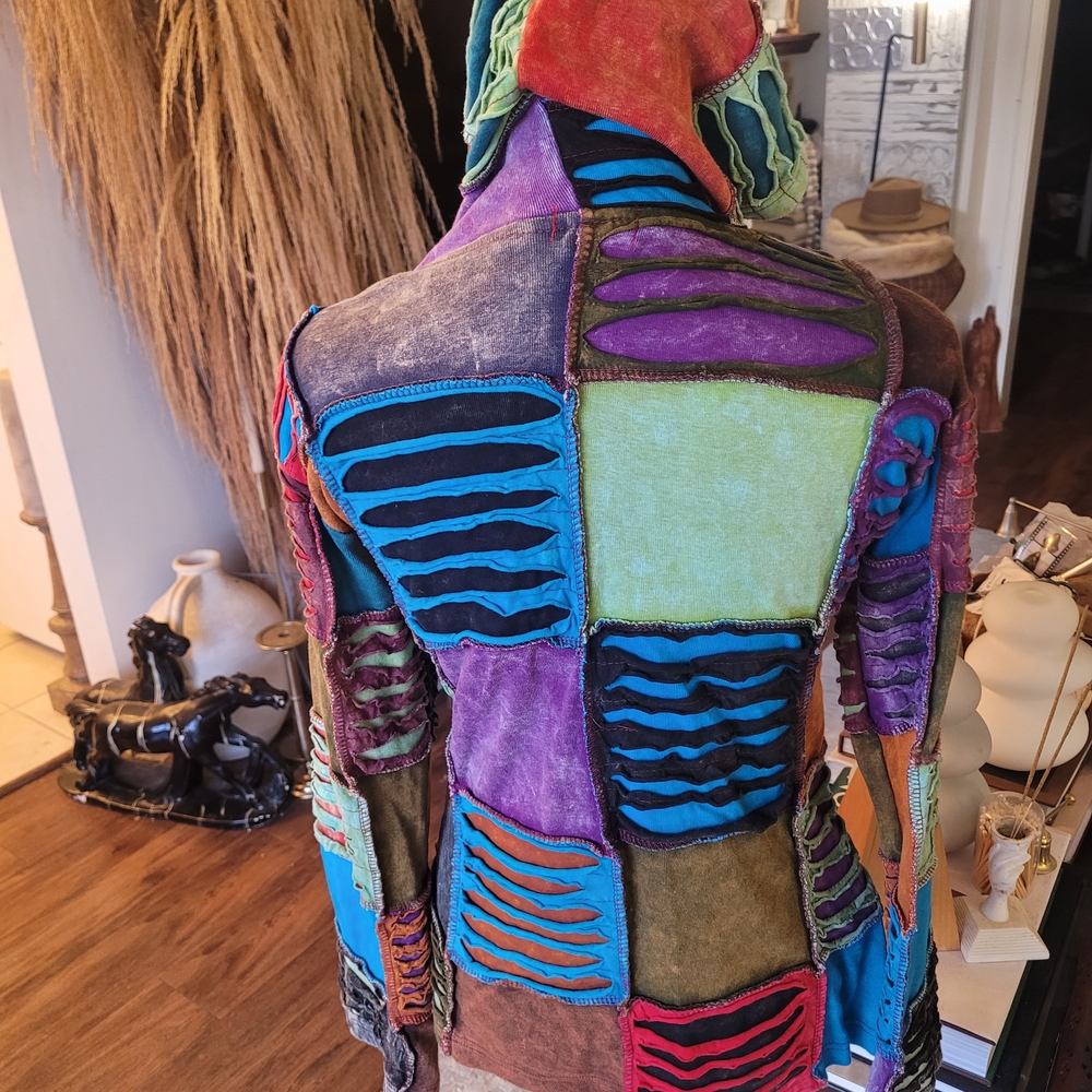 Rising International Multicolor Patchwork Utility… - image 2